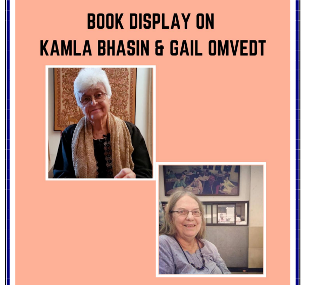 Books Display in Memory of Ms. Kamla Bhasin & Ms. Gail Omvedt