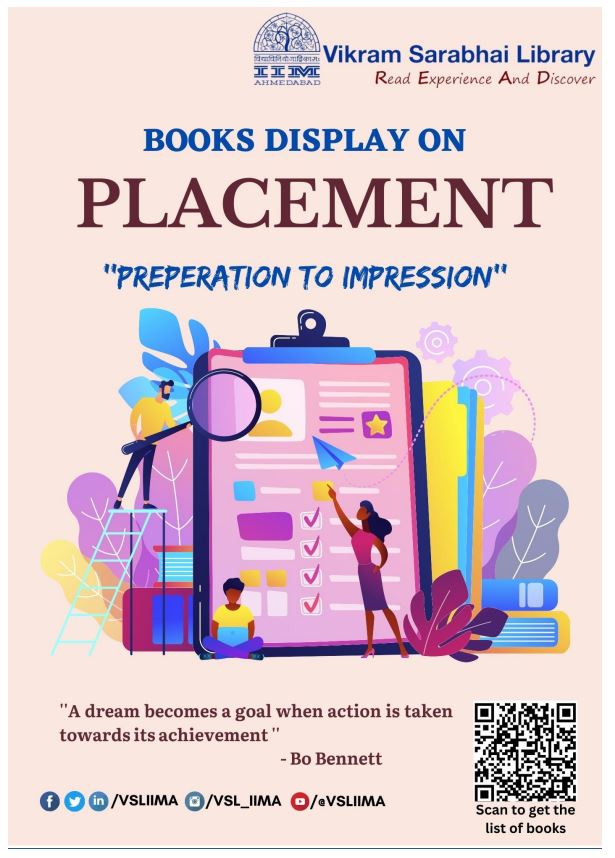Books display on Placement Preparation 2023