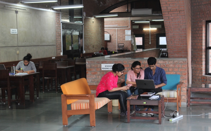 Silent Reading Zone @ Vikram Sarabhai Library, IIM Ahmedabad