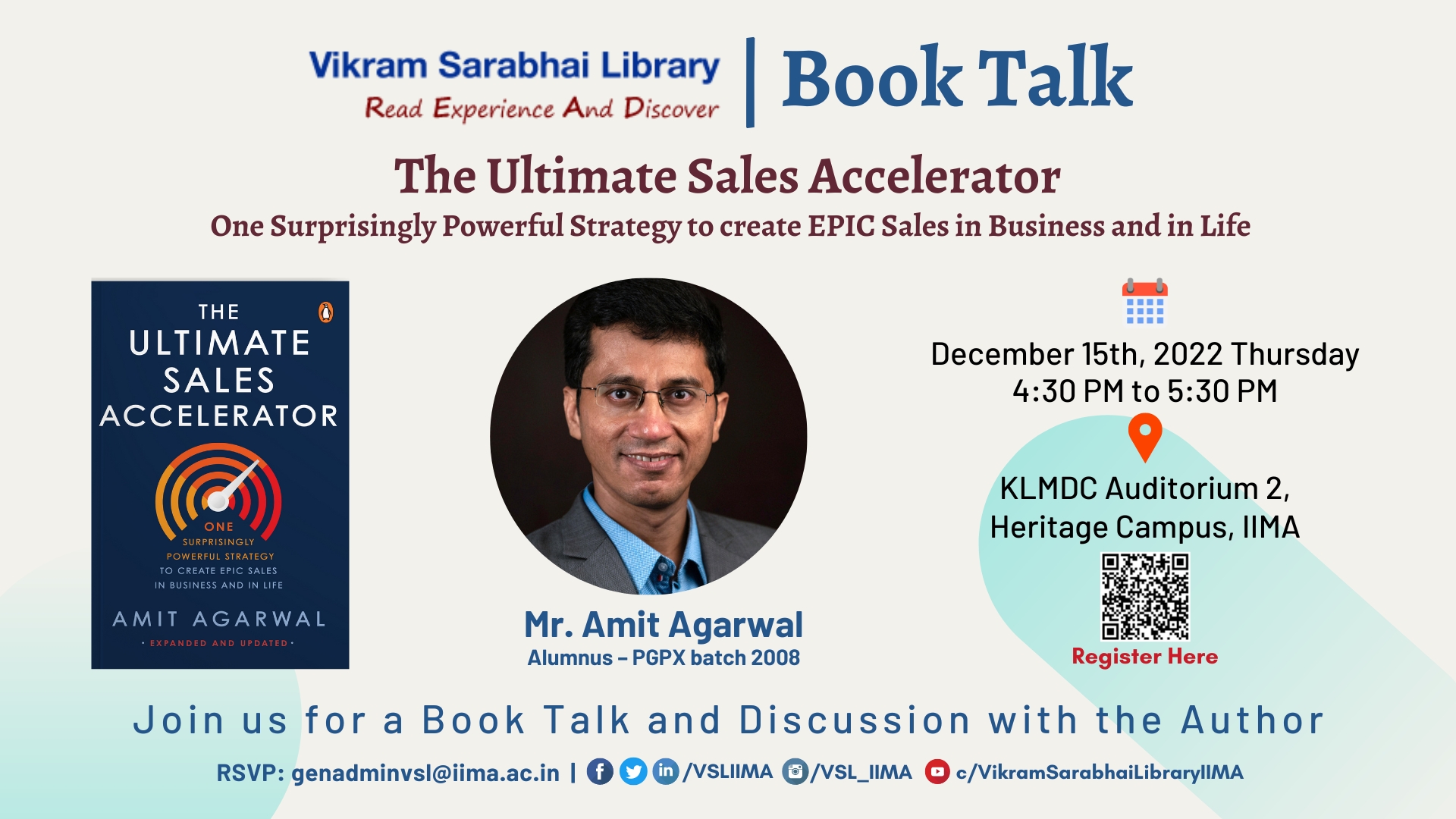 Book Talk by Amit Agrawal